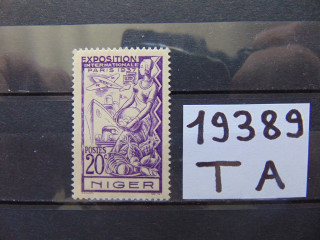 Фото марки Нигер 1937г *
