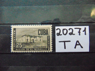 Фото марки Куба авиапочта 1951г **