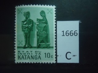 Фото марки Катанга 1961г **