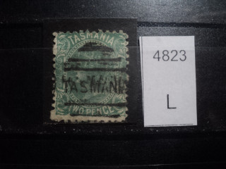Фото марки Тасмания 1863-72гг