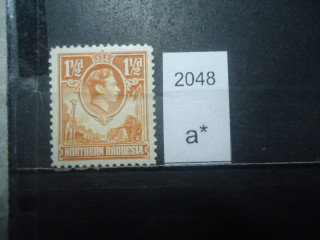 Фото марки Брит. Северная Родезия 1941г **