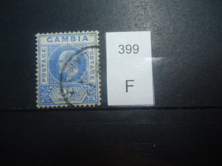 Фото марки Брит. Гамбия 1908-09гг