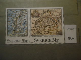 Фото марки Швеция сцепка *