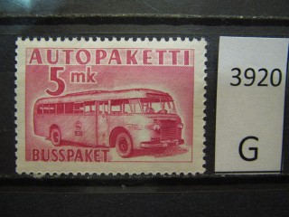 Фото марки Финляндия 1952г *