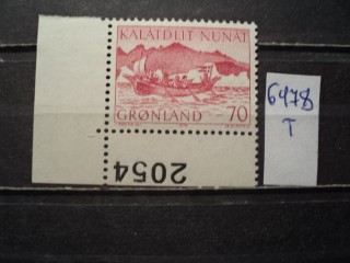 Фото марки Гренландия 1972г **