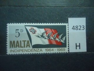 Фото марки Мальта 1969г **