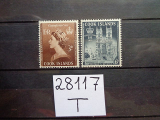 Фото марки Британские Острова Кука серия 1950г **