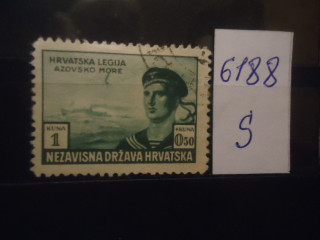 Фото марки Хорватия 1944г