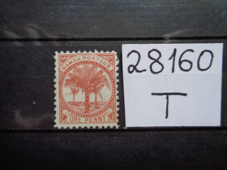 Фото марки Британская Самоа 1899г *