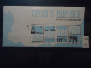 Фото марки Австралийская Антарктика 2009г блок **