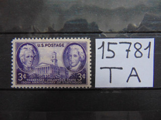 Фото марки США марка 1946г **