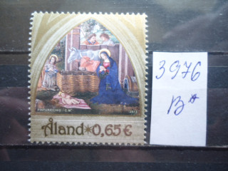 Фото марки Аландские острова 1913г **