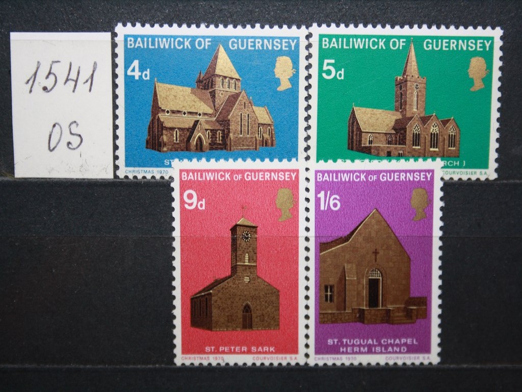 Фото марки Джерсей 1970г серия **