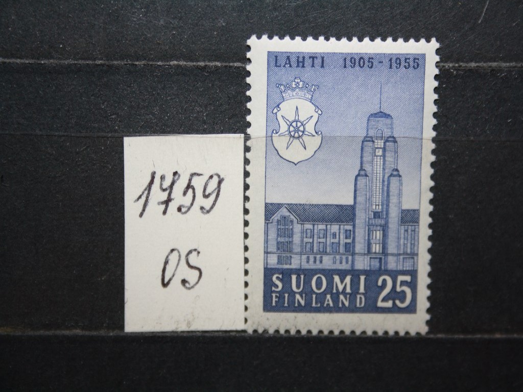 Фото марки Финляндия 1955г **
