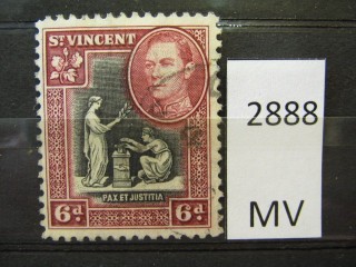 Фото марки Брит. Сент Винсент 1938г