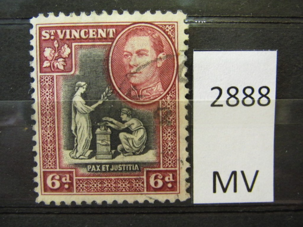 Фото марки Брит. Сент Винсент 1938г