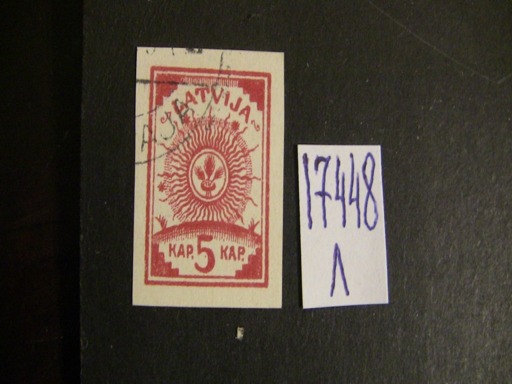 Фото марки Латвия 1918г