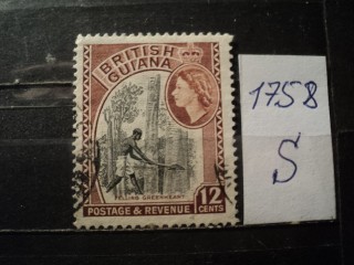 Фото марки Брит. Гвиана 1954г