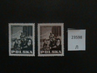 Фото марки Польша 1955г серия *