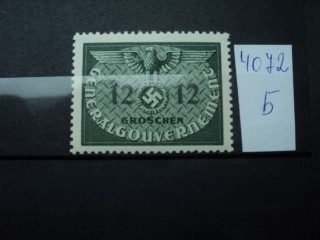 Фото марки Германская оккупация Польши 1940г **