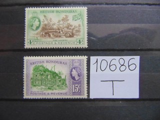 Фото марки Британский Гондурас 1953г *