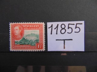 Фото марки Британский Св. Винсент 1938г **