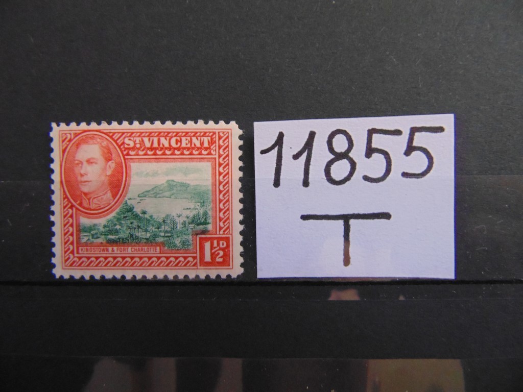 Фото марки Британский Св. Винсент 1938г **