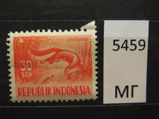 Фото марки Индонезия 1956г *