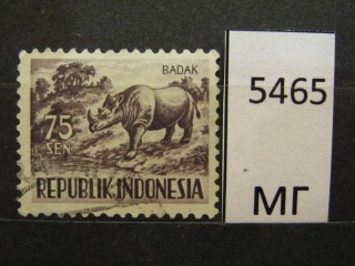 Фото марки Индонезия 1956г