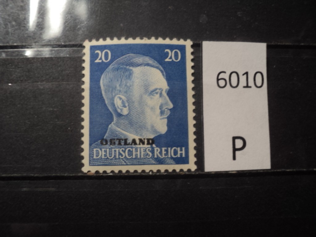 Фото марки Германская оккупация Прибалтики 1941г **