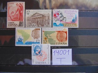 Фото марки Испания подборка одиночных марок 1976г **
