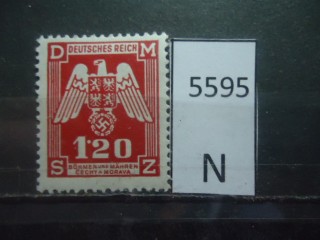 Фото марки Германская оккупация Чехословакии 1943г **
