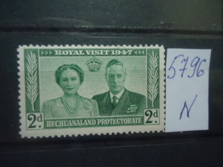 Фото марки Бечуанленд 1947г **