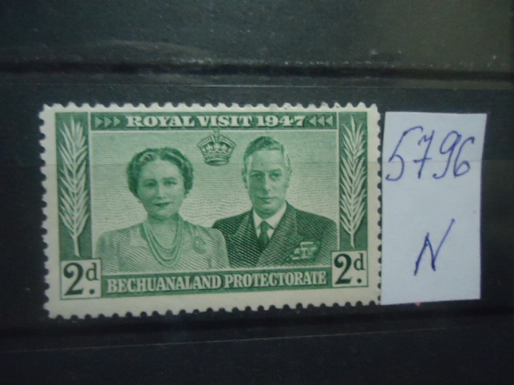 Фото марки Бечуанленд 1947г **