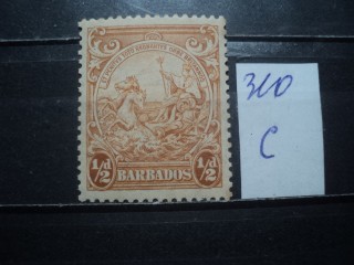 Фото марки Брит. Барбадос 1916г **