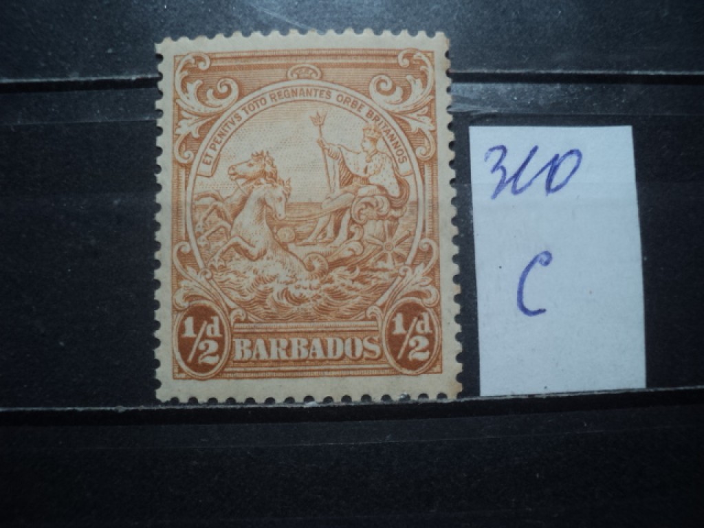 Фото марки Брит. Барбадос 1916г **