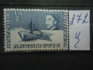 Фото марки Брит. Антарктика 1963г **