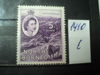 Фото марки Северное Борнео 1953г *
