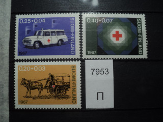 Фото марки Финляндия серия 1967г **