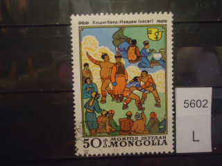 Фото марки Монголия 1981г