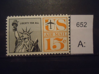 Фото марки США 1961г **