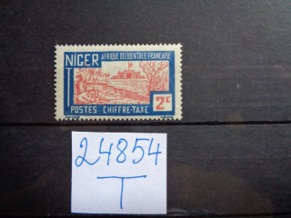 Фото марки Французский Нигер 1927г **