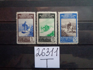 Фото марки Испанское Марокко 1952г **