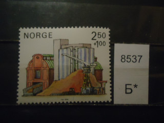 Фото марки Норвегия 1986г **