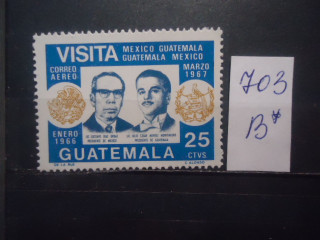 Фото марки Гватемала 1963г **