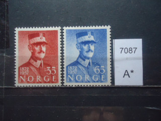 Фото марки Норвегия серия 1957г **