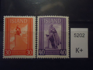 Фото марки Исландия 1938г (4€) **