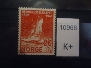 Фото марки Норвегия 1941г **