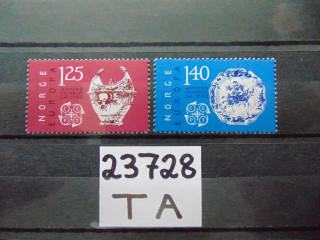 Фото марки Норвегия серия 1976г **