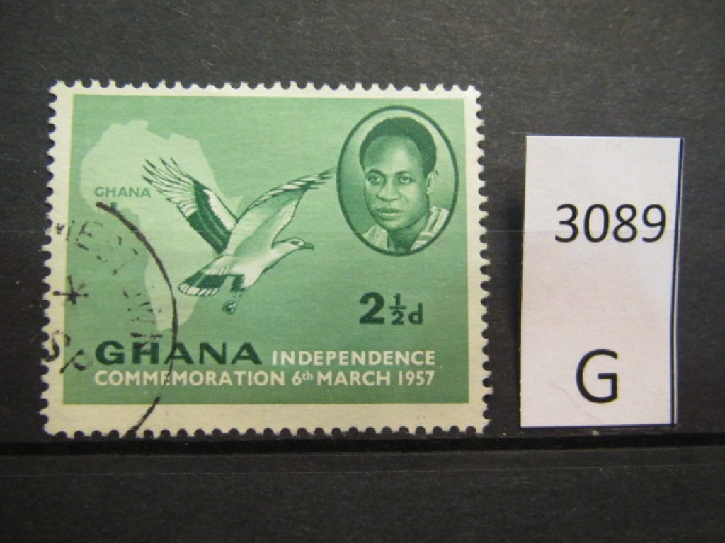 Фото марки Гана 1957г